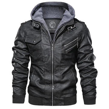 Markus - Elegant premium leather jacket for men