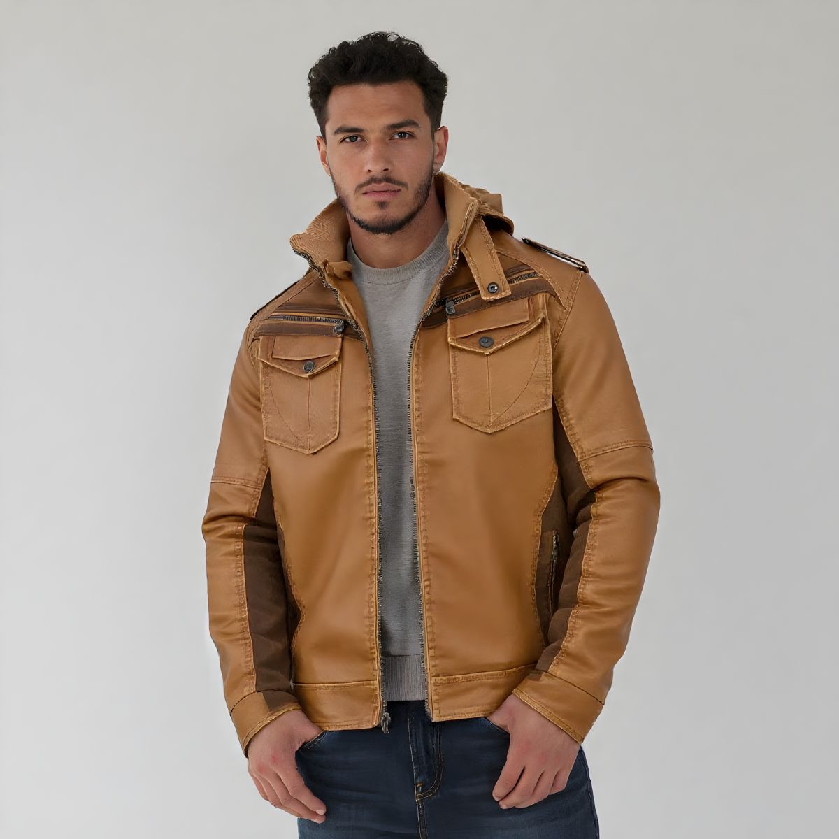 'Mohawk Rogue' Leather Jacket