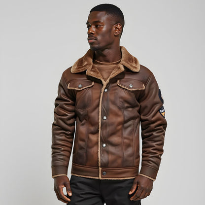 'Kronos' Leather Jacket