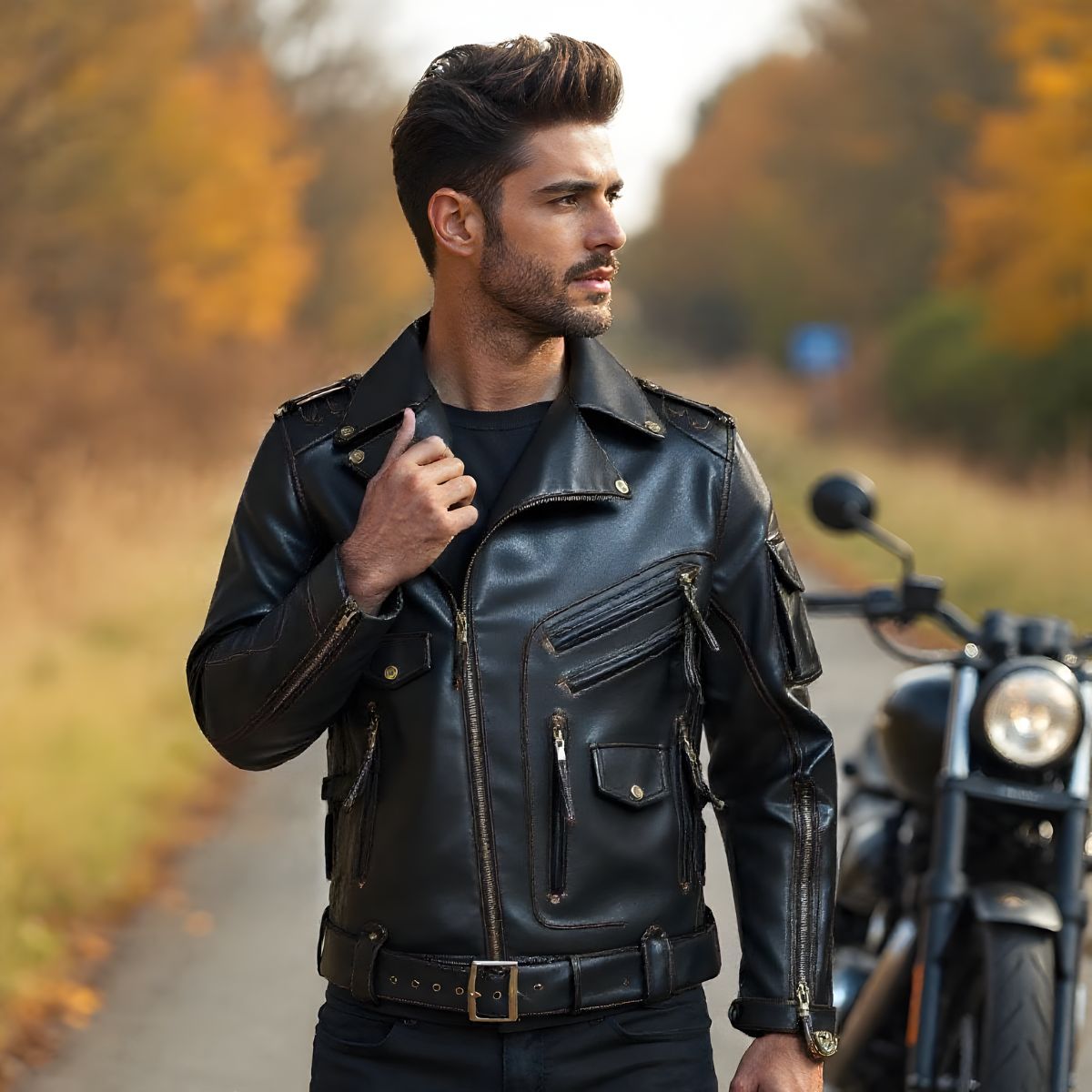 'Mystic' Leather Jacket