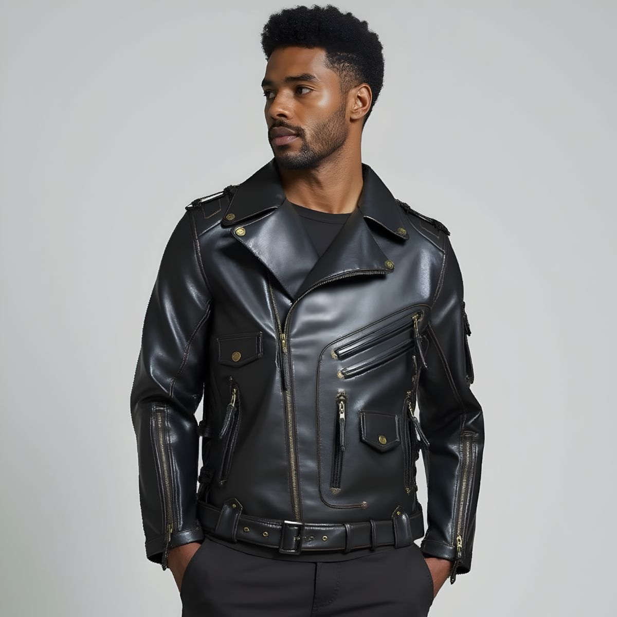 'Mystic' Leather Jacket